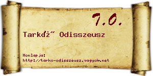 Tarkó Odisszeusz névjegykártya